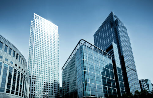 Outside of buildings