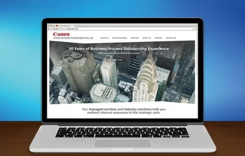 Canon Business Process Services Homepage
