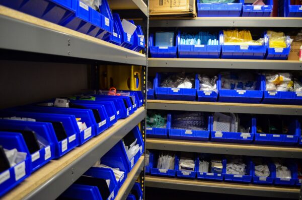 Medical Supplies Shelves