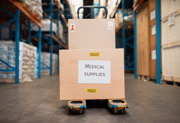 Medical Supplies in Warehouse