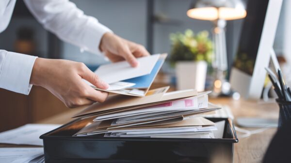 Mailroom operations in office