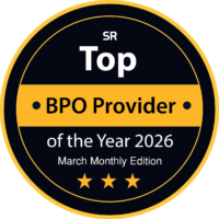 Top BPO Provider of the Year 2026 Award Logo